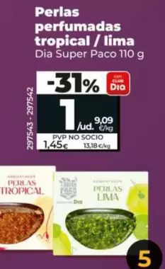 Dia Super Paco - Perlas Perfumadas Tropical/Lima