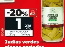 Dia Vegecampo - Judias Verdes Planas Cortadas