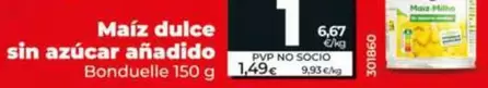 Bonduelle - Maiz Dulce Sin Azucar Anadido