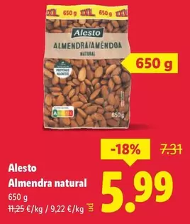 Alesto - Almendra Natural