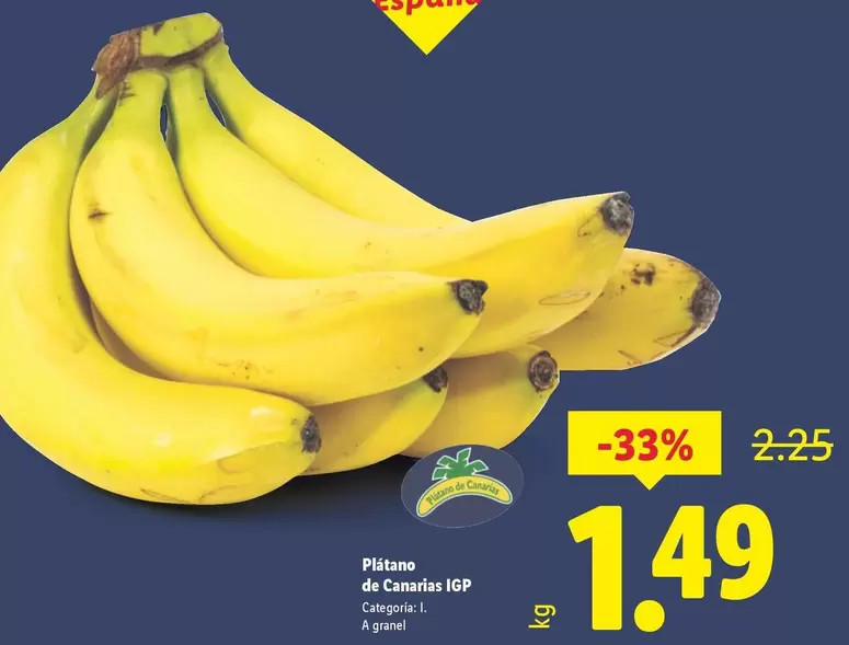 Plátano De Canarias IGP