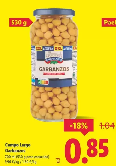 Campo Largo - Garbanzos
