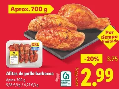 Alitas De Pollo Barbacoa