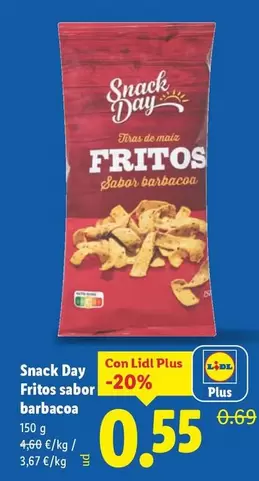 Snack Day - Fritos Sabor Barbacoa