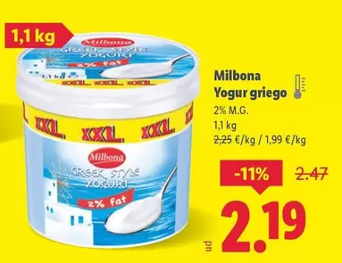 Milbona - Yogur Griego