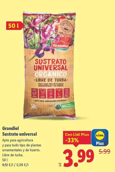 Grandiol - Sustrato Universal
