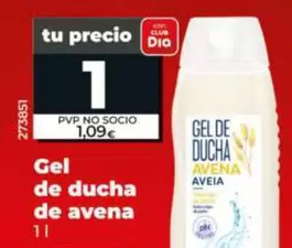 Gel De Ducha De Avena