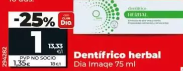 Dia Imaqe - Dentifrico Herbal