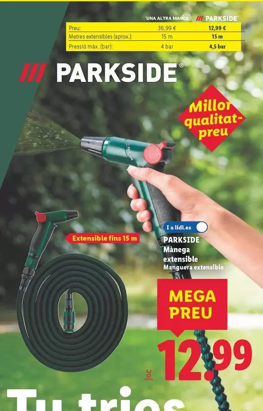 Parkside - Manguera Extensible