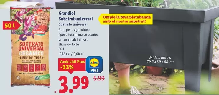 Grandiol - Sustrato Universal