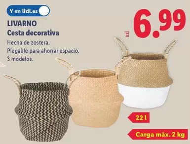 Livarno - Cesta Decorativa