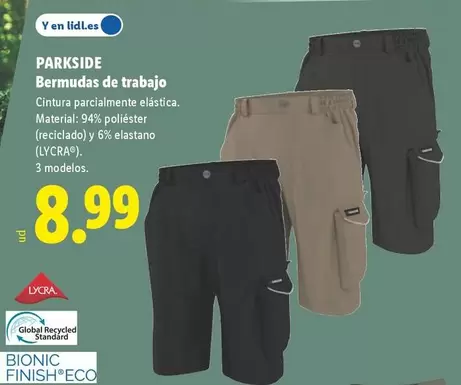 Parkside - Bermudas De Trabajo