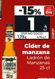 Ladrón De Manzanas - Cider De Manzana