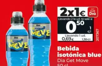 Dia Get Move - Bebida Isotónica Blue 