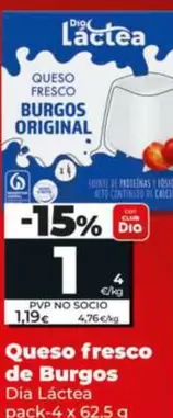 Dia Lactea - Queso Fresco De Burgos 