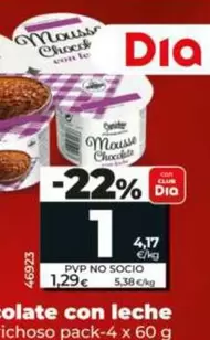 Dia Caprichoso - Mousse De Chocolate Con Leche