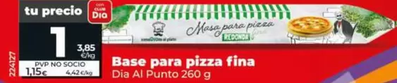 Dia Al Punto - Base Para Pizza Fina