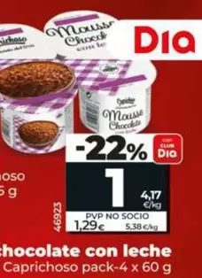 Dia Caprichoso - Mousse De Chocolate Con Leche 