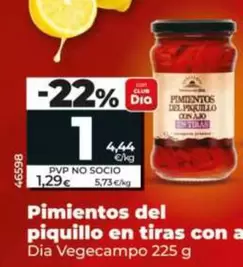 Dia Vegecampo - Pimientos Del Piquillo En Tiras Con Ajo