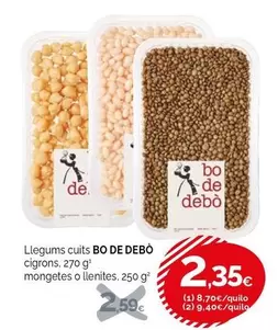 Bo de Debò - Llegums Cuits