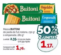 Buitoni - Massa De Pasta De Full Rodona