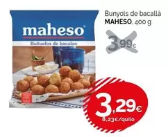 Maheso - Bunyols De Bacalao