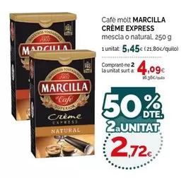 Marcilla - Café Molt Créme Express