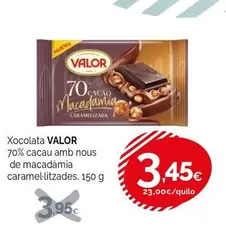 Valor - Xocolata 70% Cacau Amb Nous De Macadamia Caramel·litzades