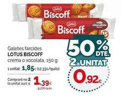 Lotus - Galetes Farcides Crema O Xocolata