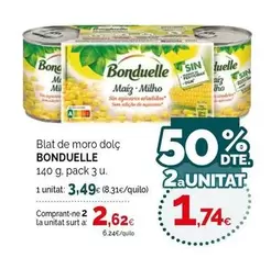 Bonduelle - Blat De Moro Dolc
