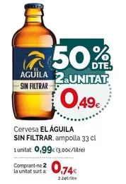 El Águila Negra - Cervesa Sin Filtrar