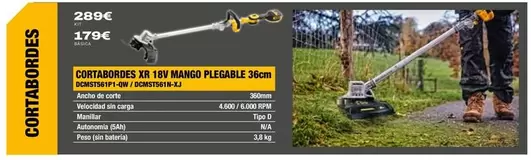 Dewalt - Cortabordes Xr Mango Plegable