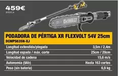Dewalt - Podadora De Pértiga Xr Flexvolt 54 V 25 Cm