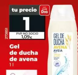 Gel De Ducha De Avena 