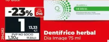 Dia Imaqe - Dentifrico Herbal