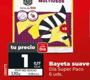 Dia Super Paco - Bayeta Suave