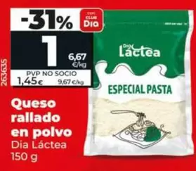 Dia Lactea - Queso Rallado En Polvo 