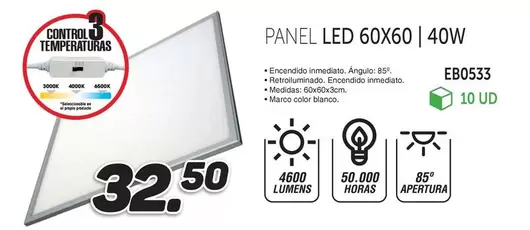 Control - Panel Led 60x60
