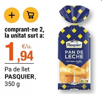Pasquier - Pa De Llet