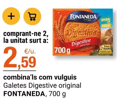 Fontaneda - Galetes Digestive Original