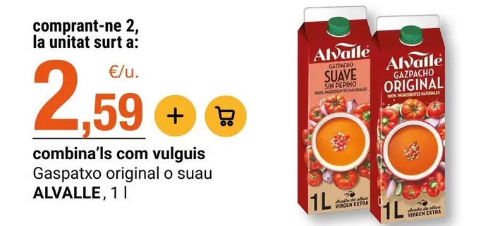 Alvalle - Gaspatxo Original O Suau