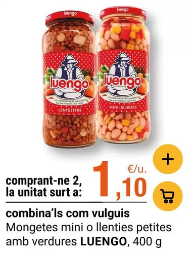 Luengo - Mongetes Mini O Llenties Petites Amb Verdures