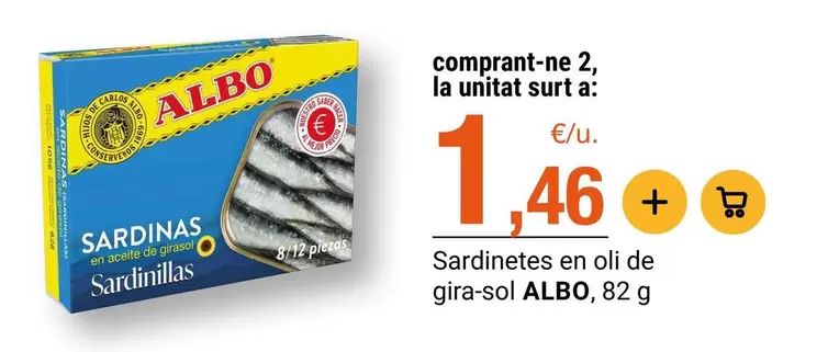 Albo - Sardinetes En Oli De Gira-sol