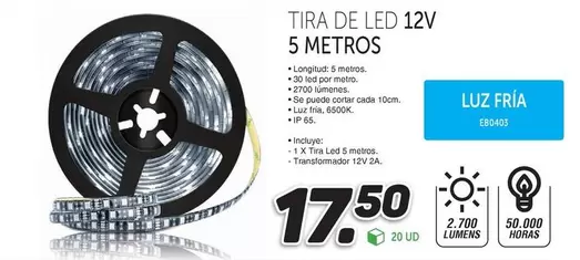 Tira De Led 12V