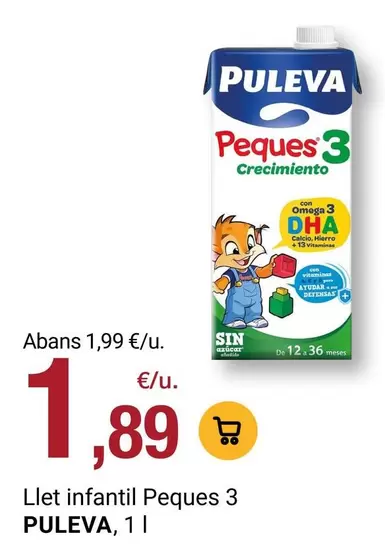 Puleva - Llet Infantil Peques 3