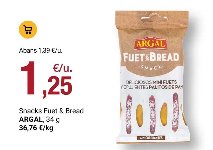 Argal - Snacks Fuet & Bread