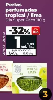 Dia Super Paco - Perlas Perfumadas Tropical/Lima