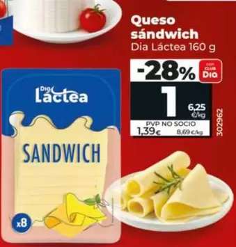 Dia Lactea - Queso Sándwich
