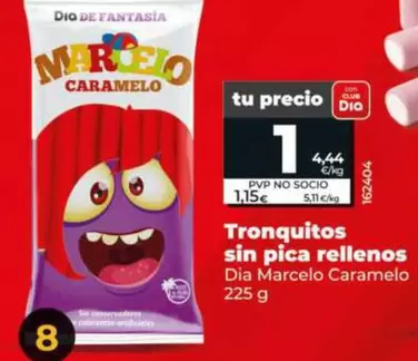 Dia Marcelo Caramelo - Tronquitos Sin Pica Rellenos