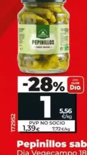Dia Vegecampo - Pepinillos Sabor Anchoa 